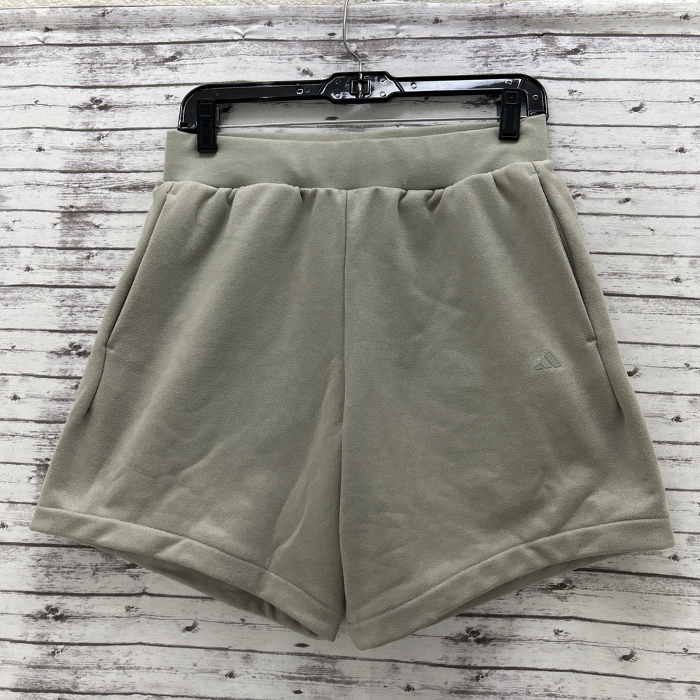 Adidas Performance Basketball Suede Shorts IN7701 Sesame Grey Adult Small NEW